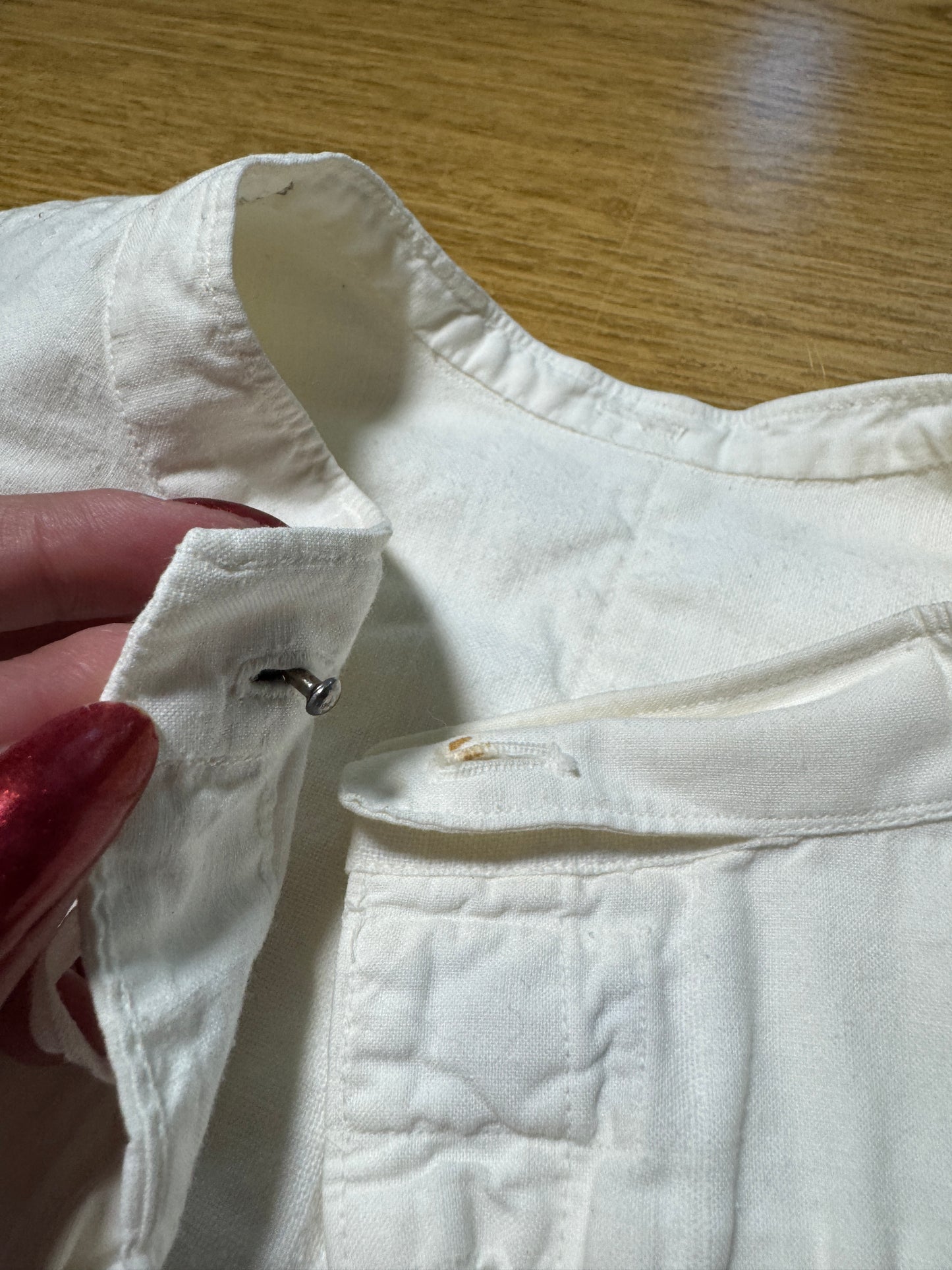 Antique Cotton Suit/Tuxedo Shirt