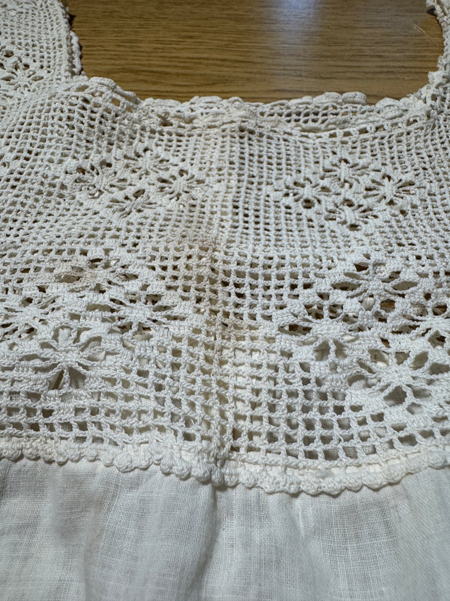 Antique Edwardian Corset Cover w/ Cap Sleeves