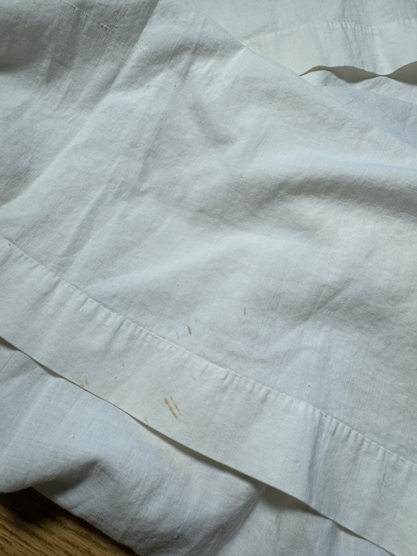 Antique Victorian Pin Tucked Nightgown with Cap Sleeves