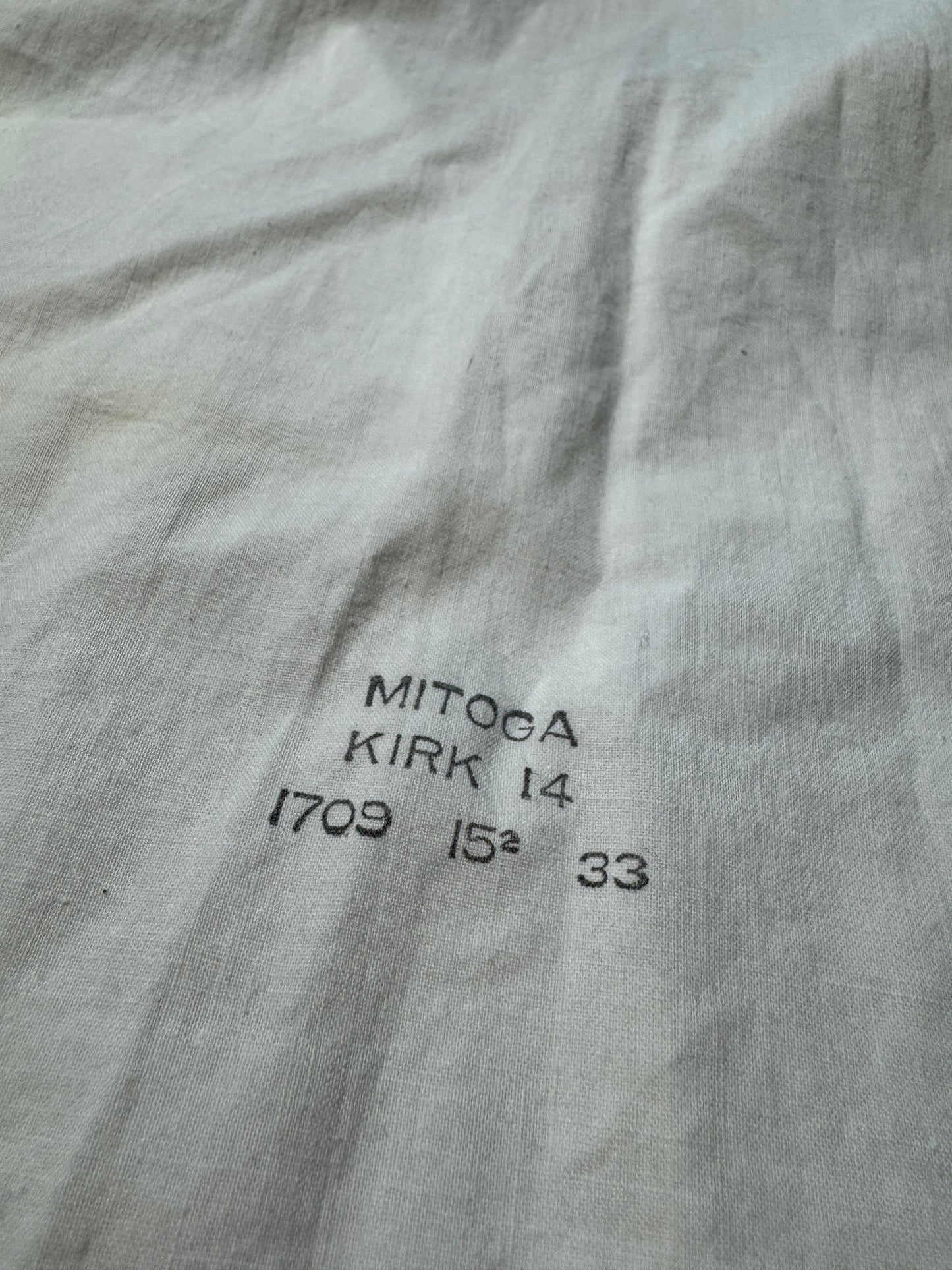 Antique Cotton Suit/Tuxedo Shirt