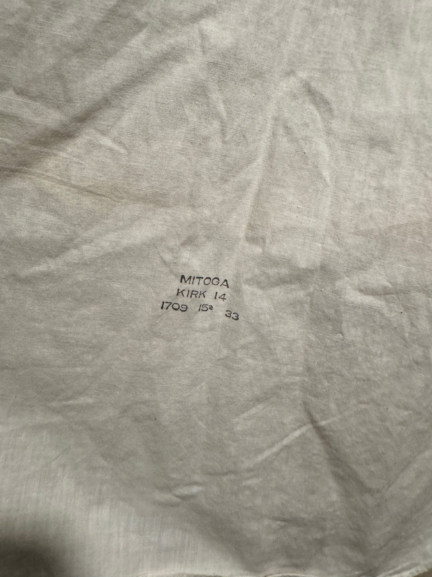Antique Cotton Suit/Tuxedo Shirt