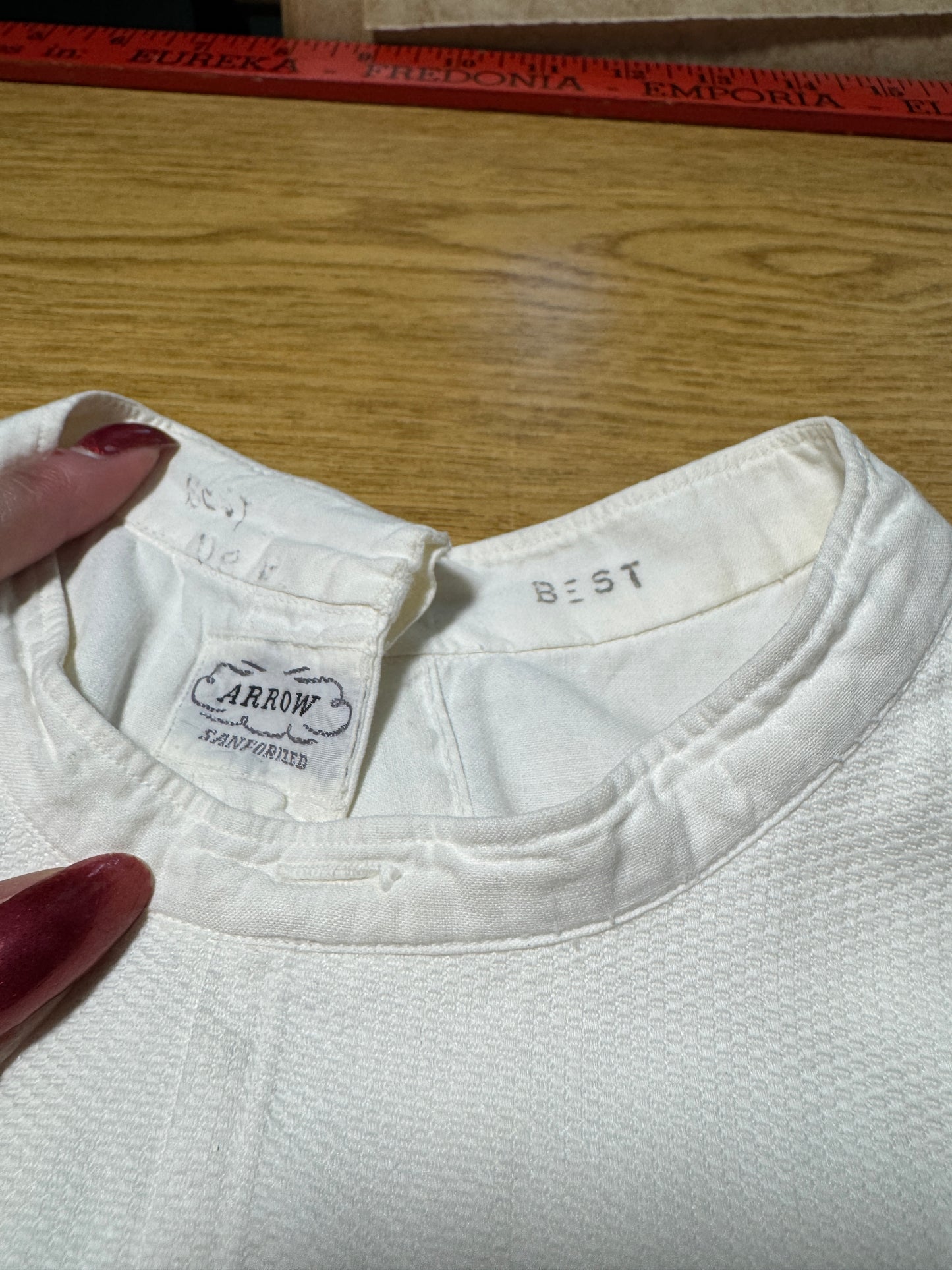 Antique Cotton Suit/Tuxedo Shirt
