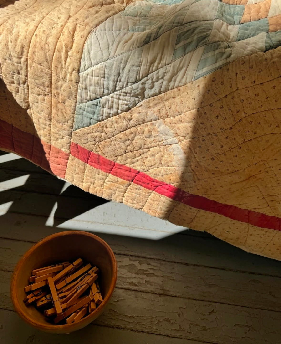 Antique 1890s-1910s Texas Star quilt