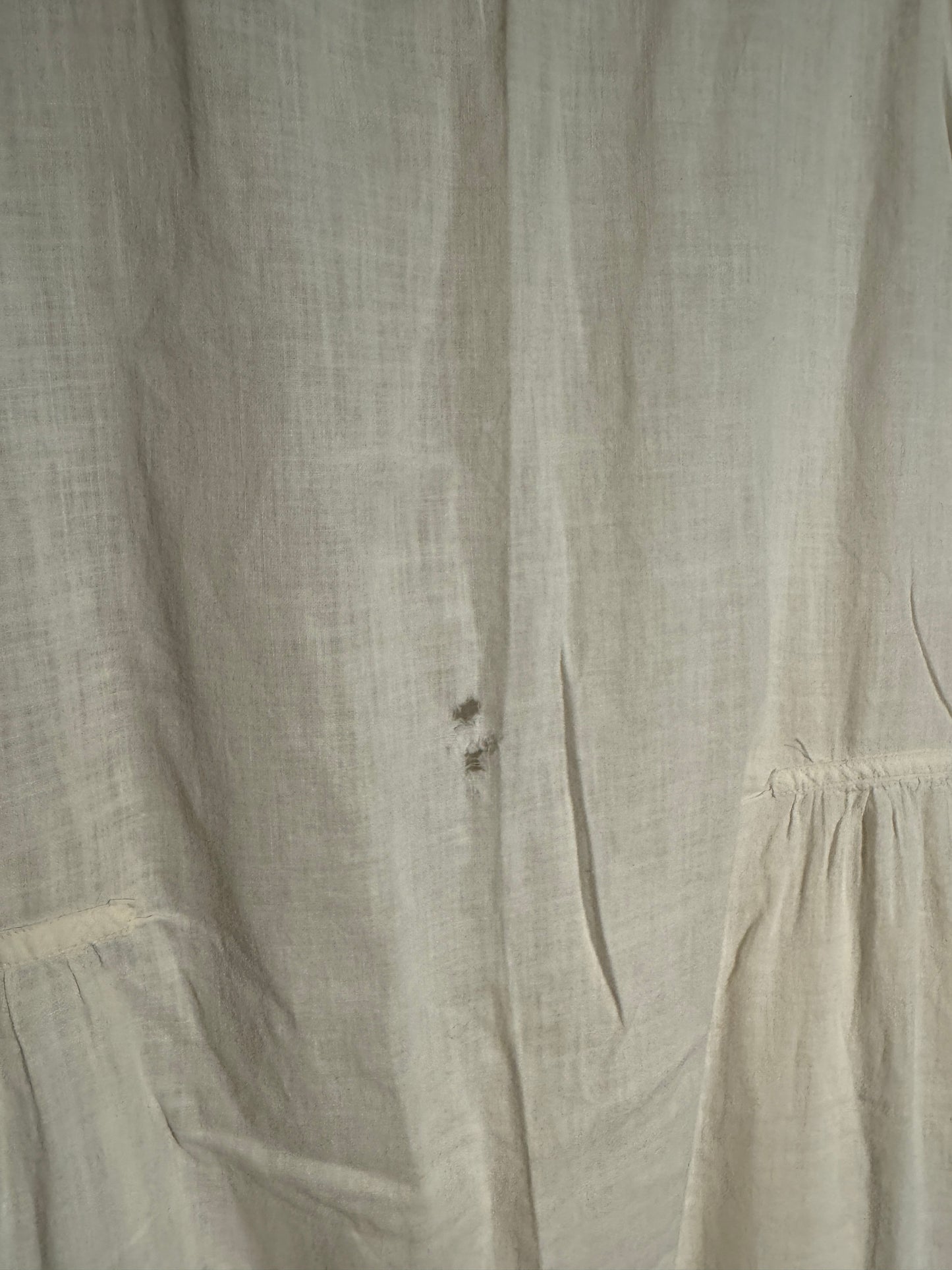 Antique Edwardian Crocheted Shift Dress Nightgown