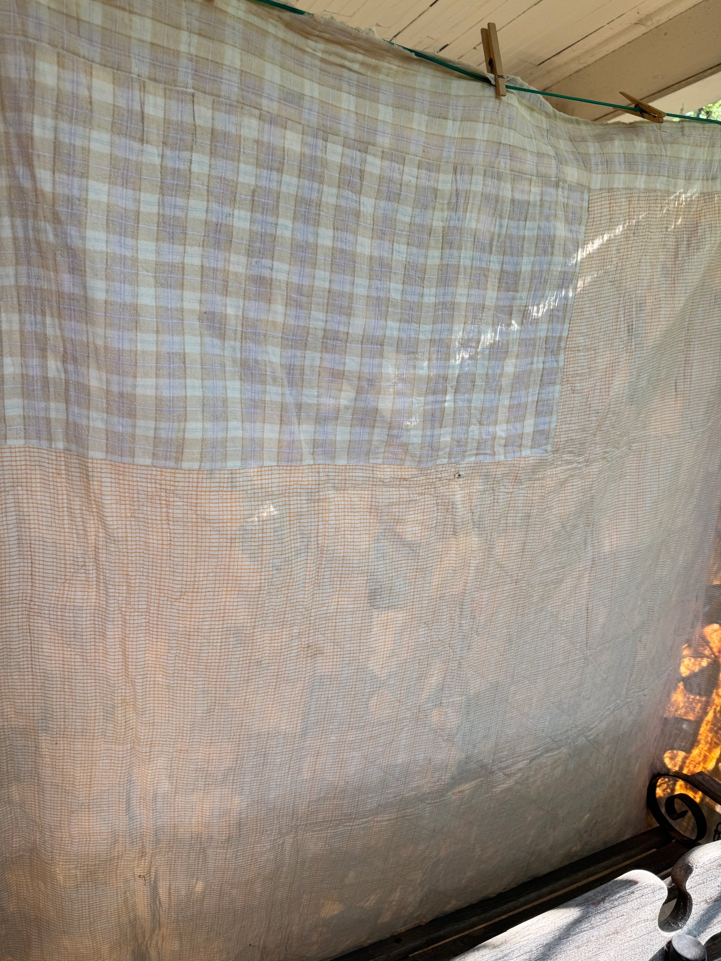 Antique 1900-1920s Hearts and Gizzards Quilt