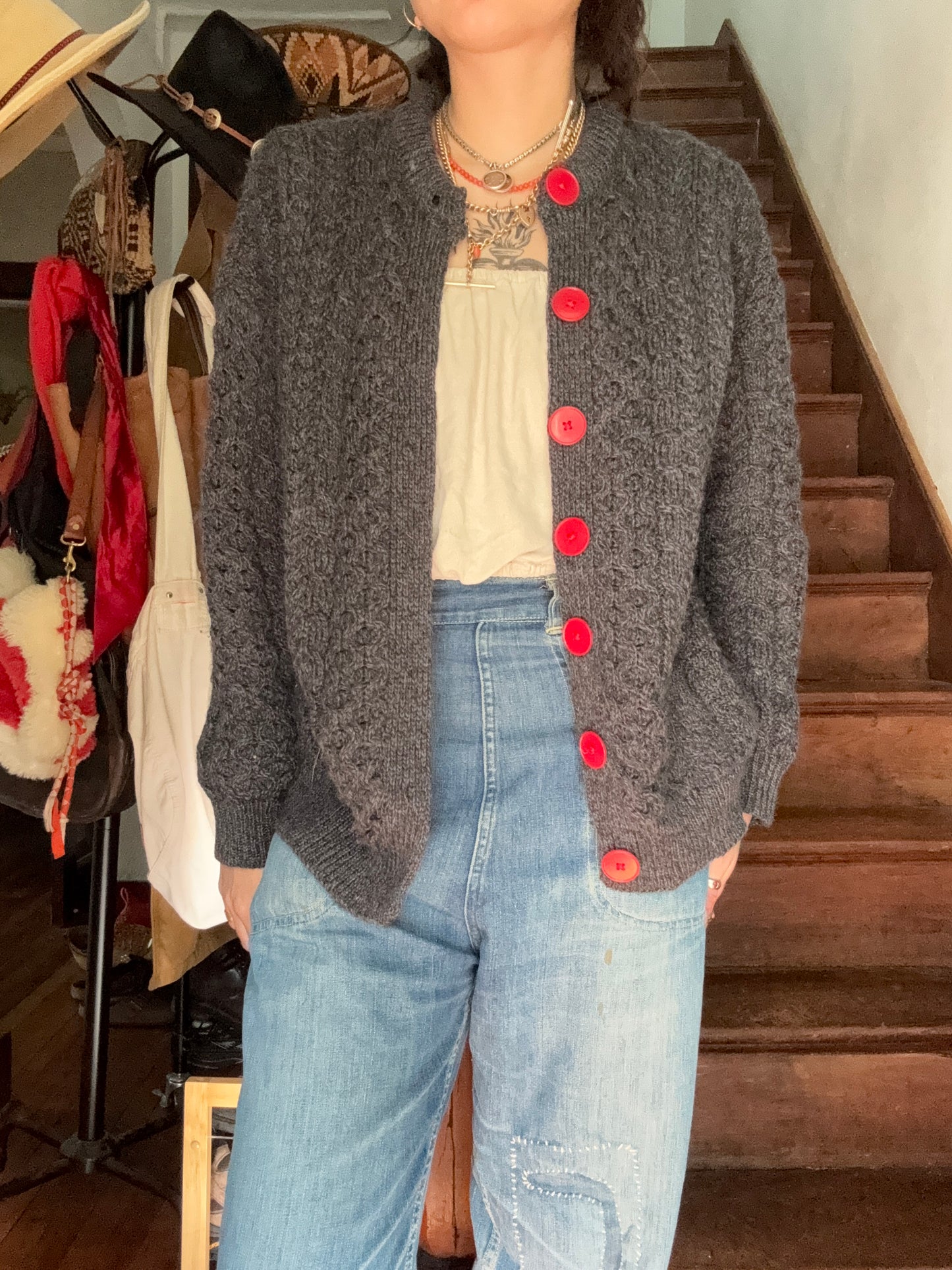 Navy Wool Sweater