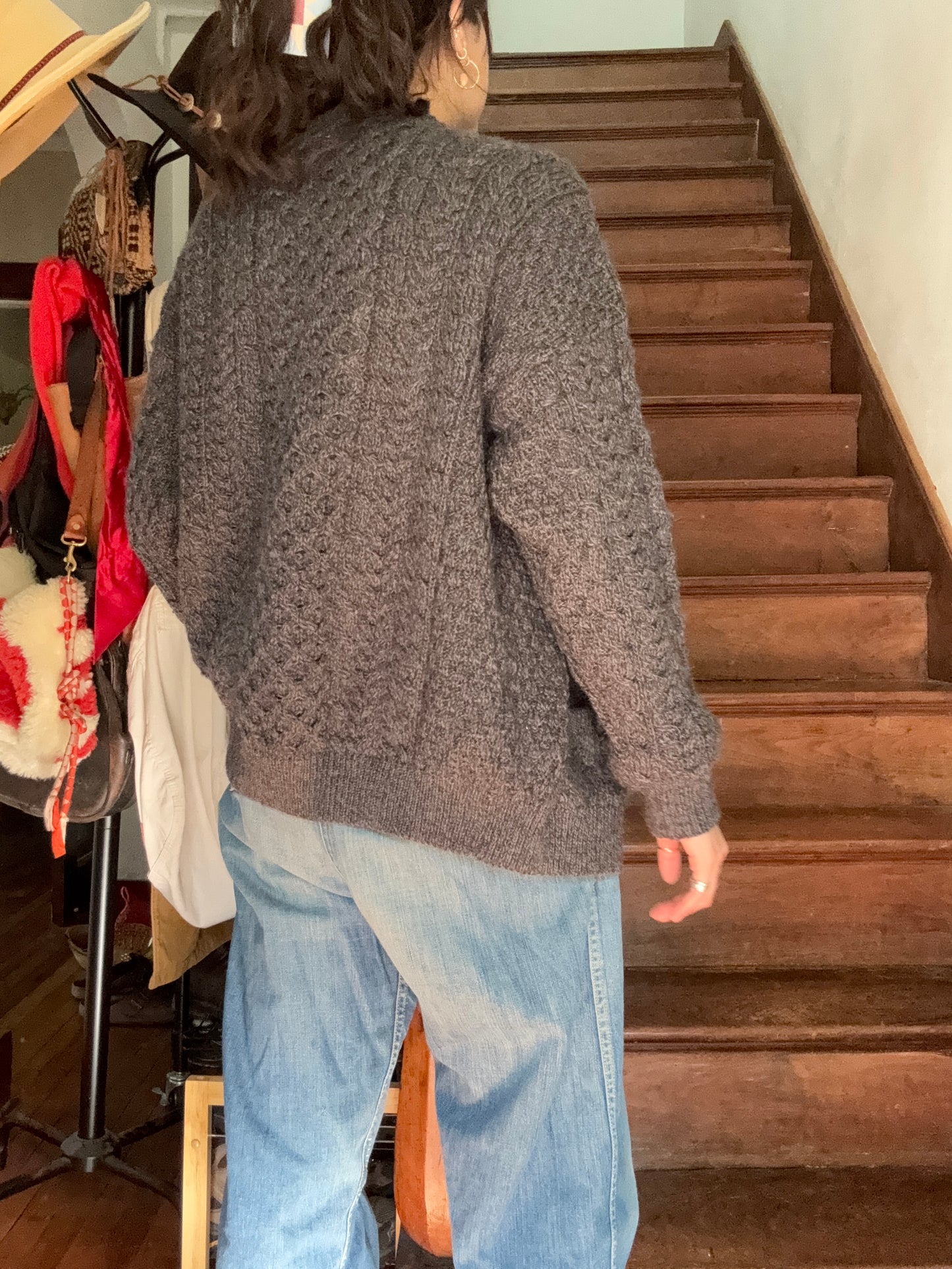 Navy Wool Sweater