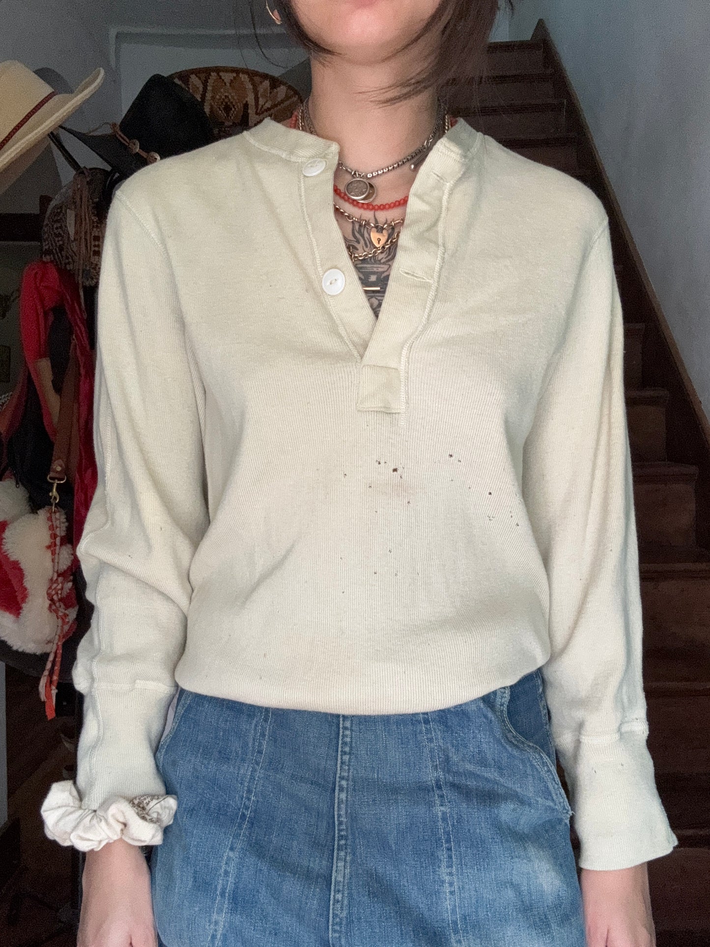 Vintage US Military Wool/Cotton Underlayer Shirt