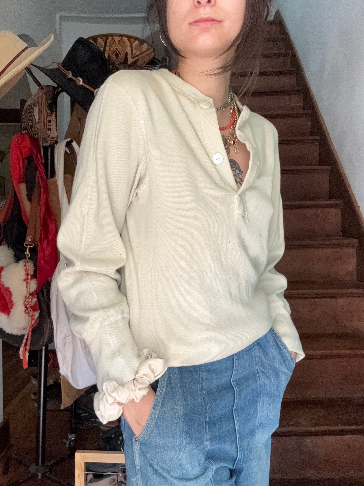 Vintage US Military Wool/Cotton Underlayer Shirt