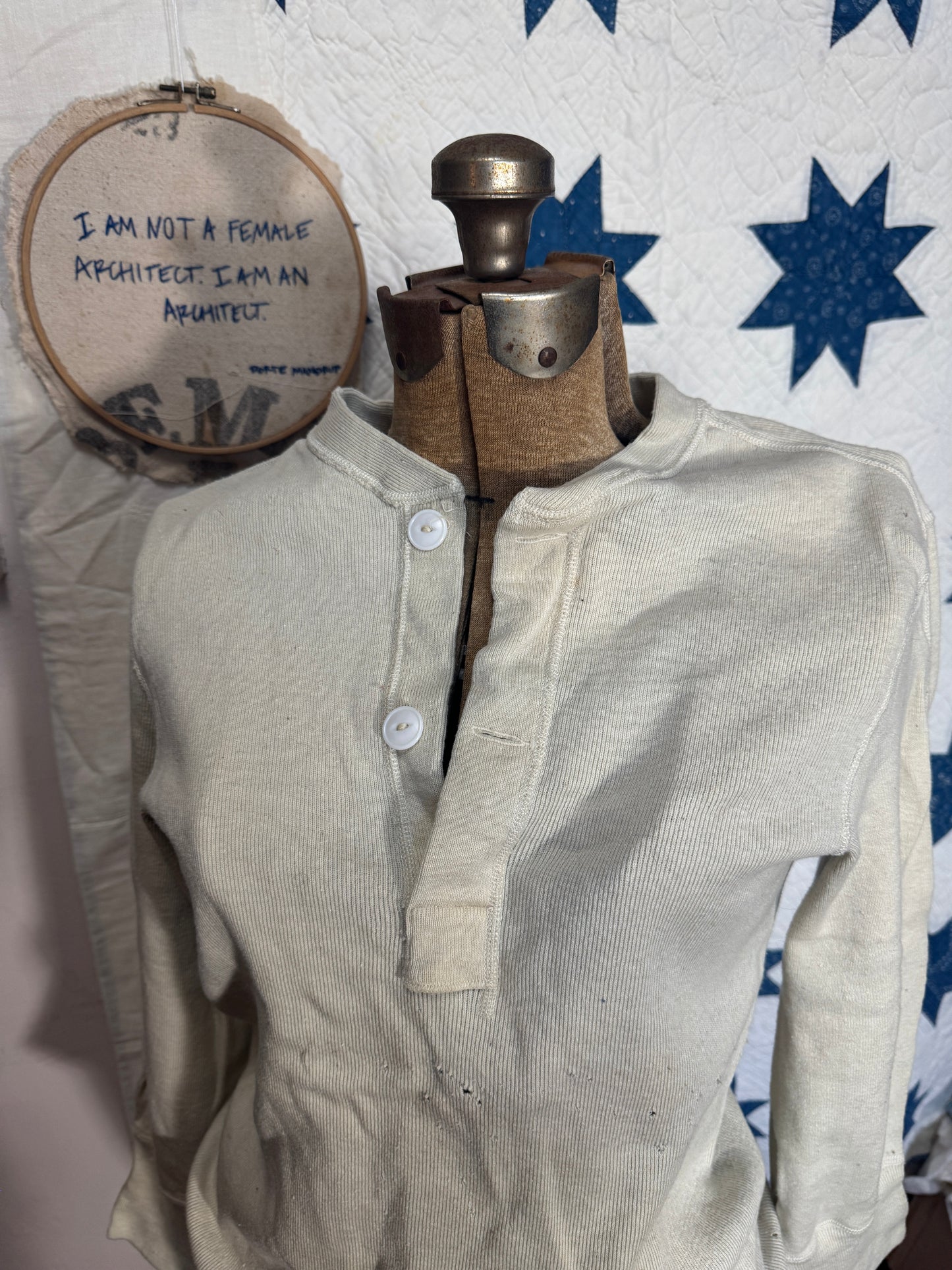 Vintage US Military Wool/Cotton Underlayer Shirt