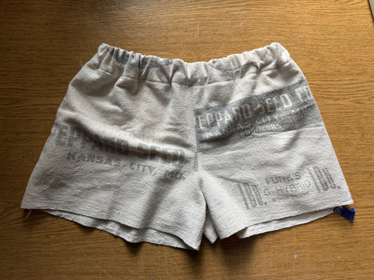 Vintage Feedsack Shorts Peppard Seed