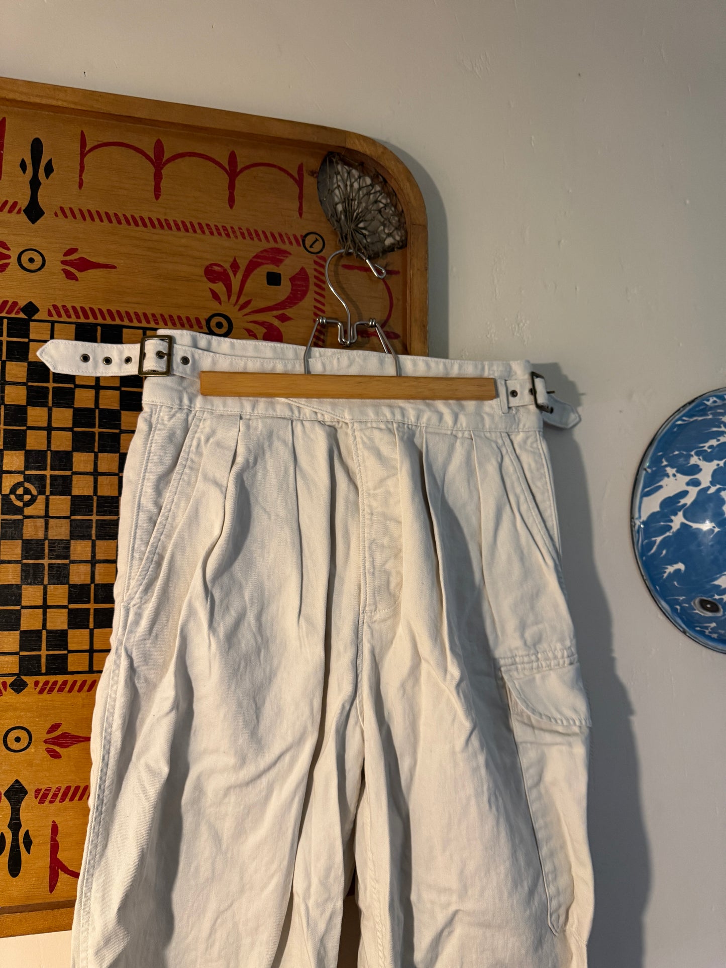 Banana Republic Double Buckle Waist Trousers