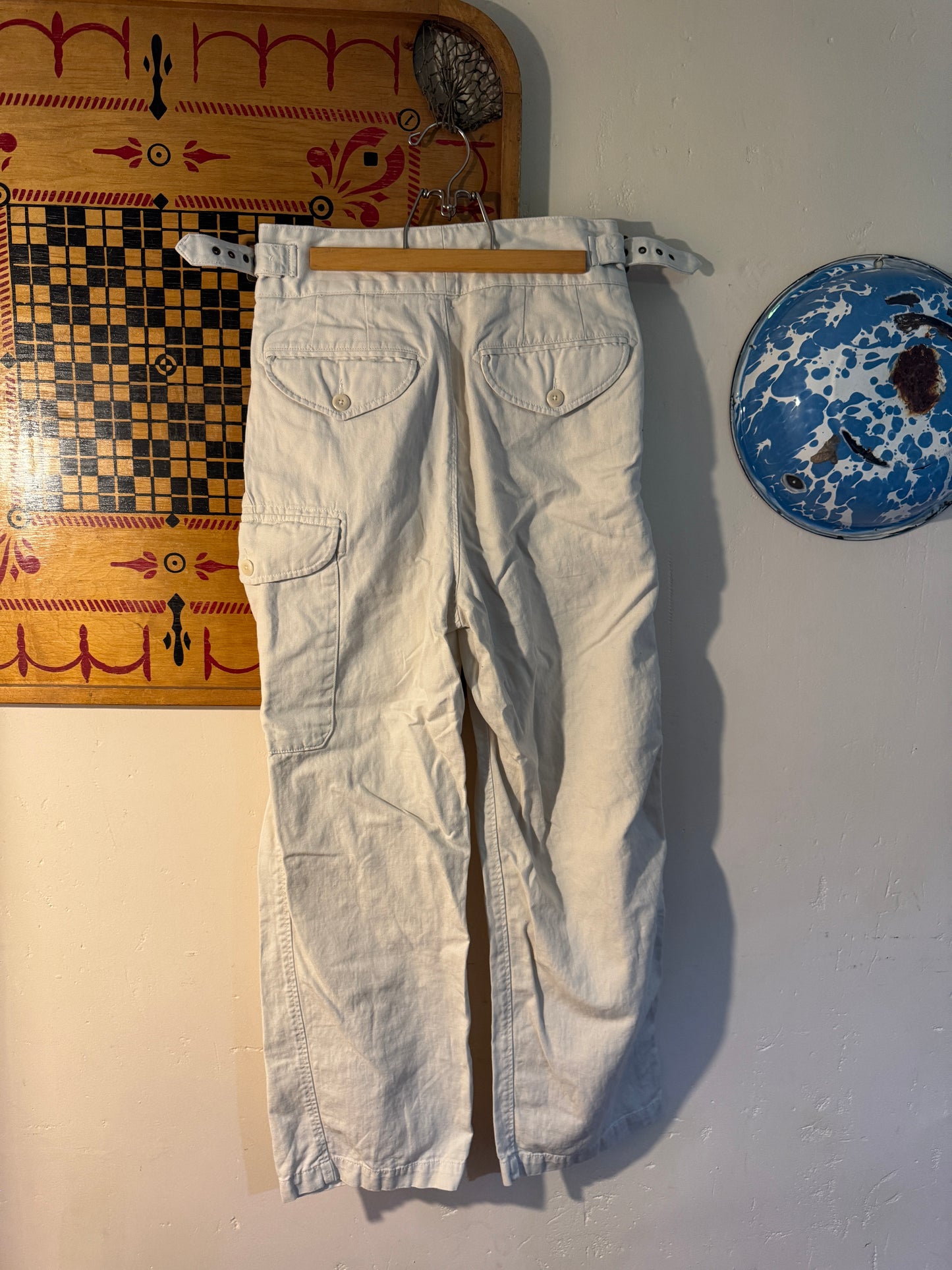 Banana Republic Double Buckle Waist Trousers