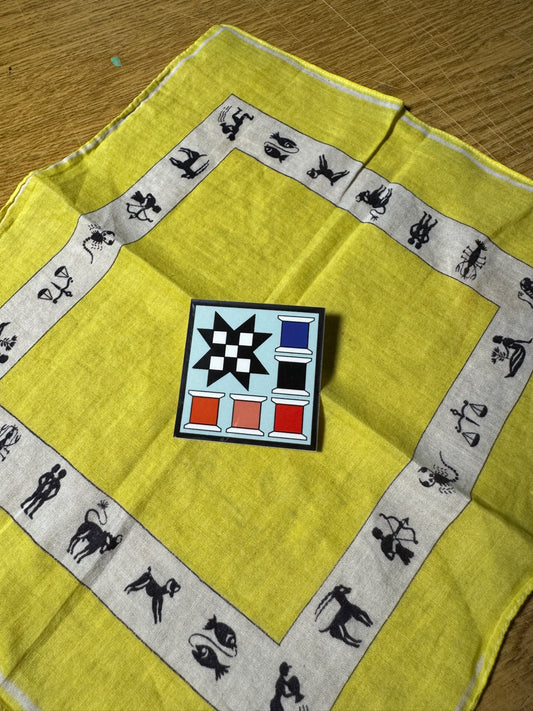 Barn Quilt Sticker