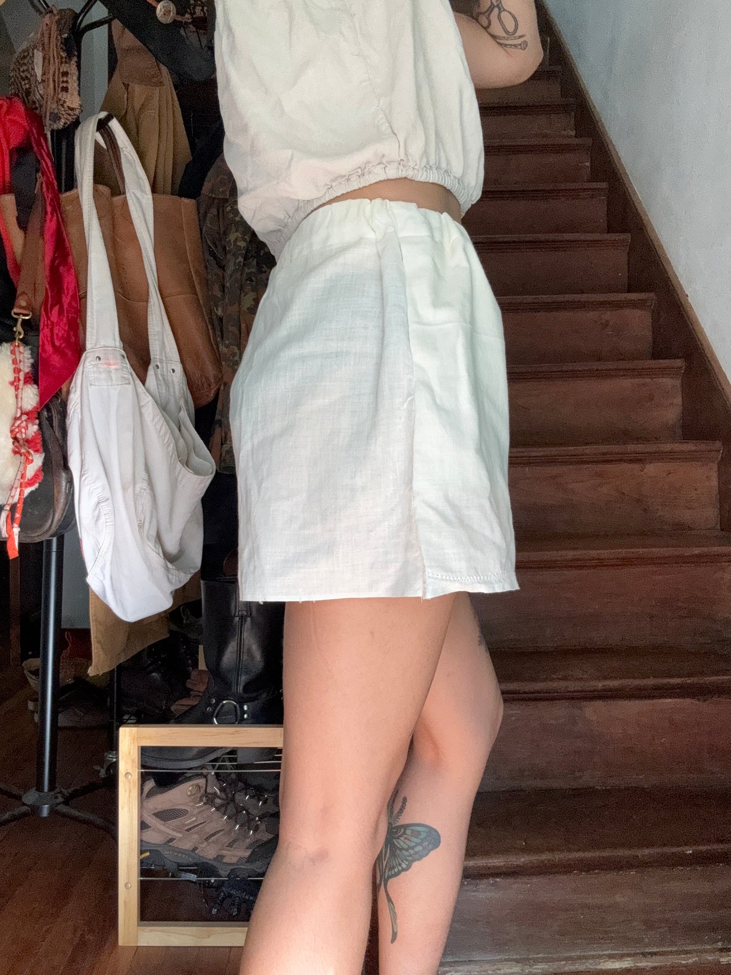 Vintage Feedsack Shorts Union Gold 1