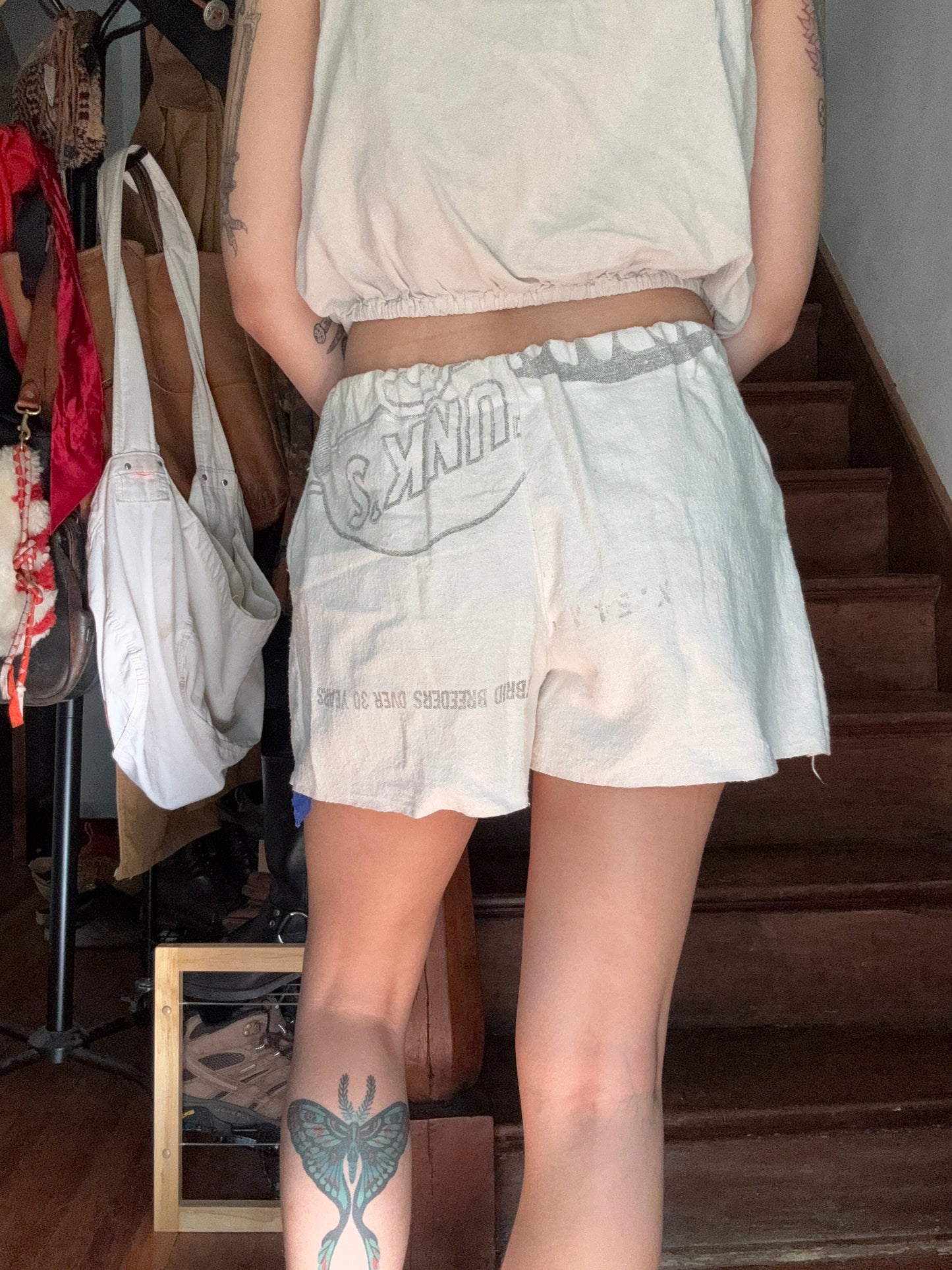 Vintage Feedsack Shorts Peppard Seed