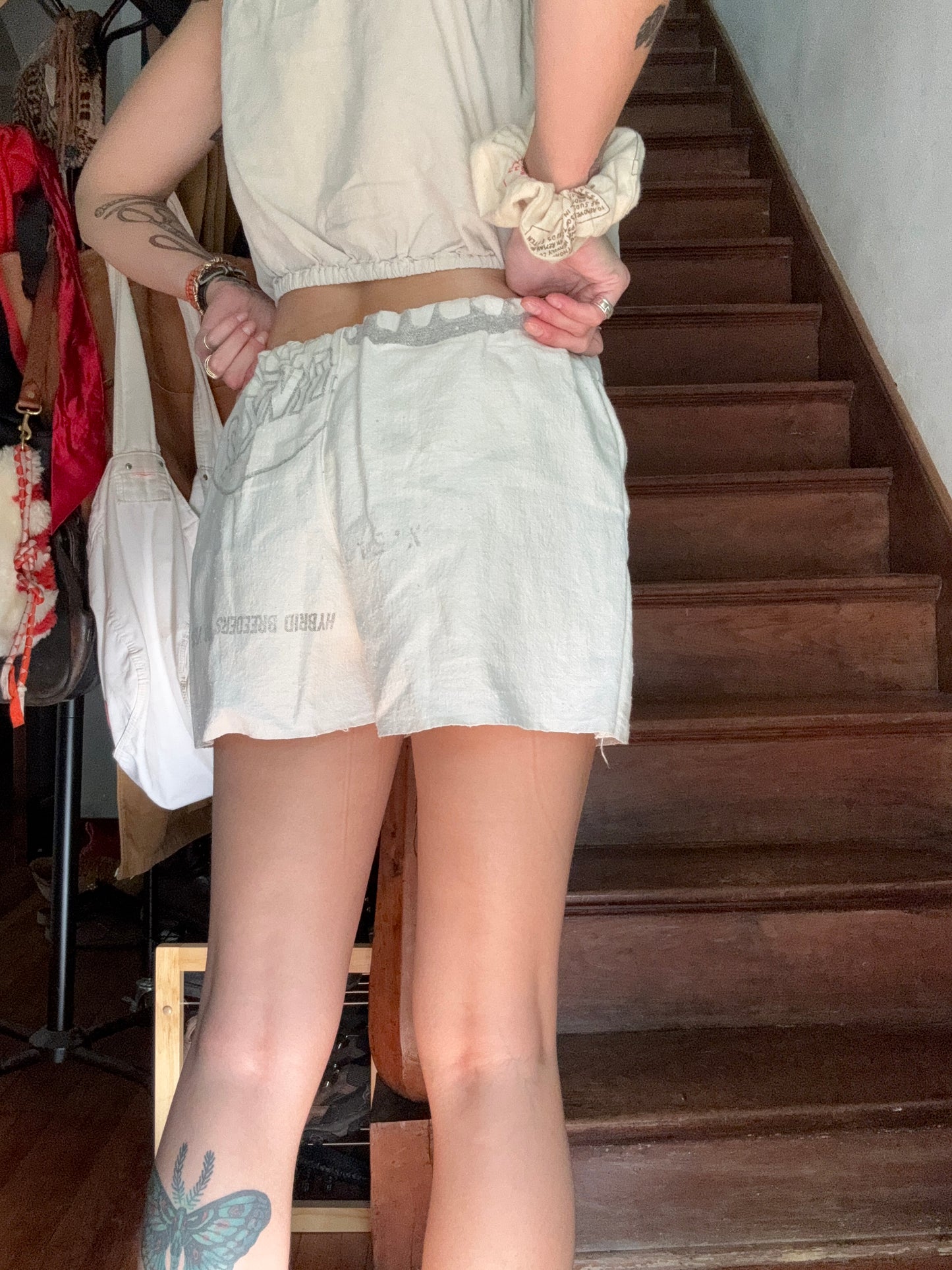 Vintage Feedsack Shorts Peppard Seed